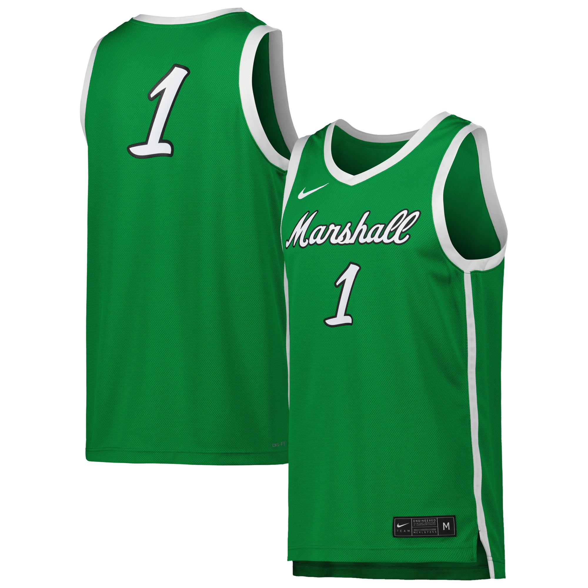 Men's Marshall Thundering Herd Kelly Replica Jersey