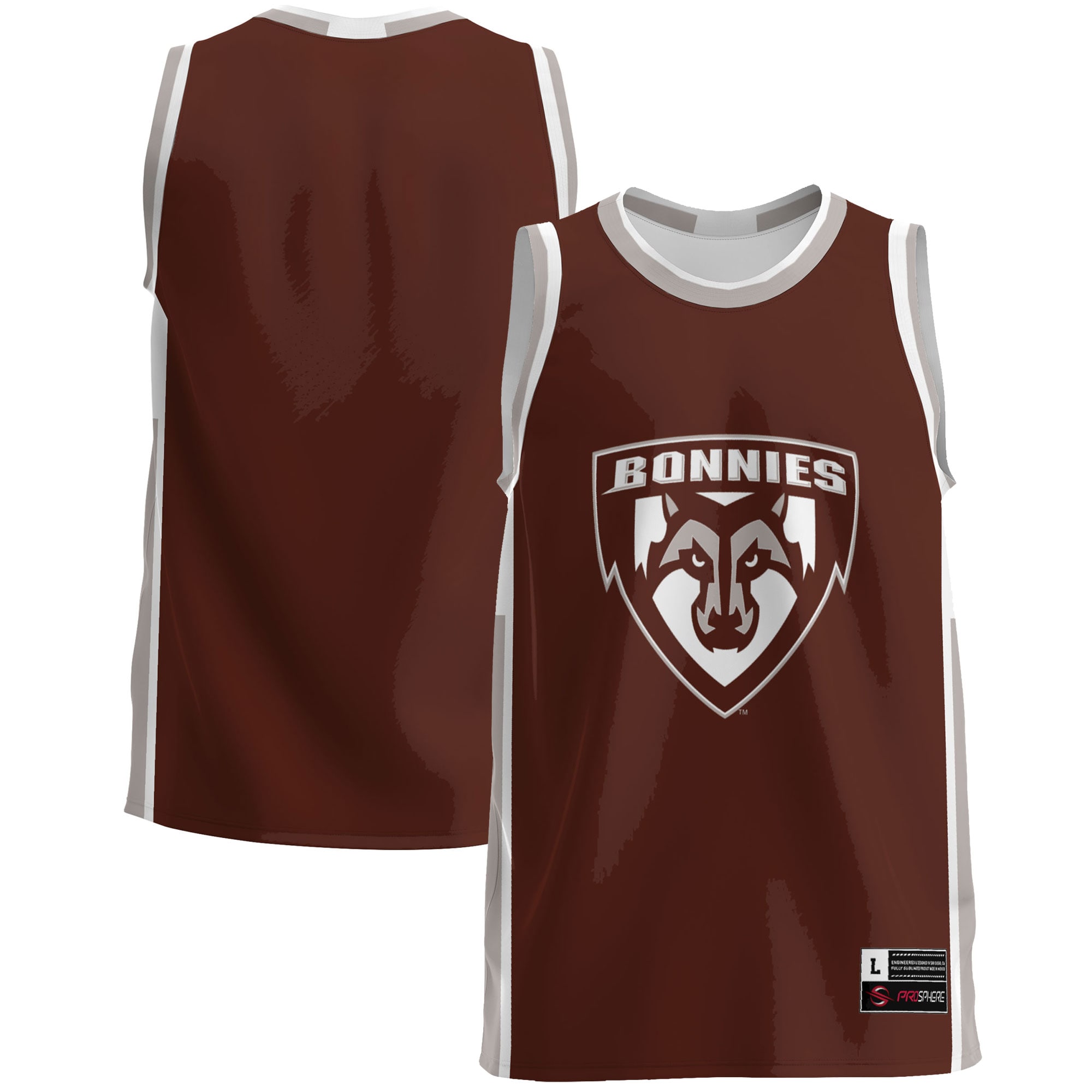 Women's St Bonaventure Bonnies Brown Jersey