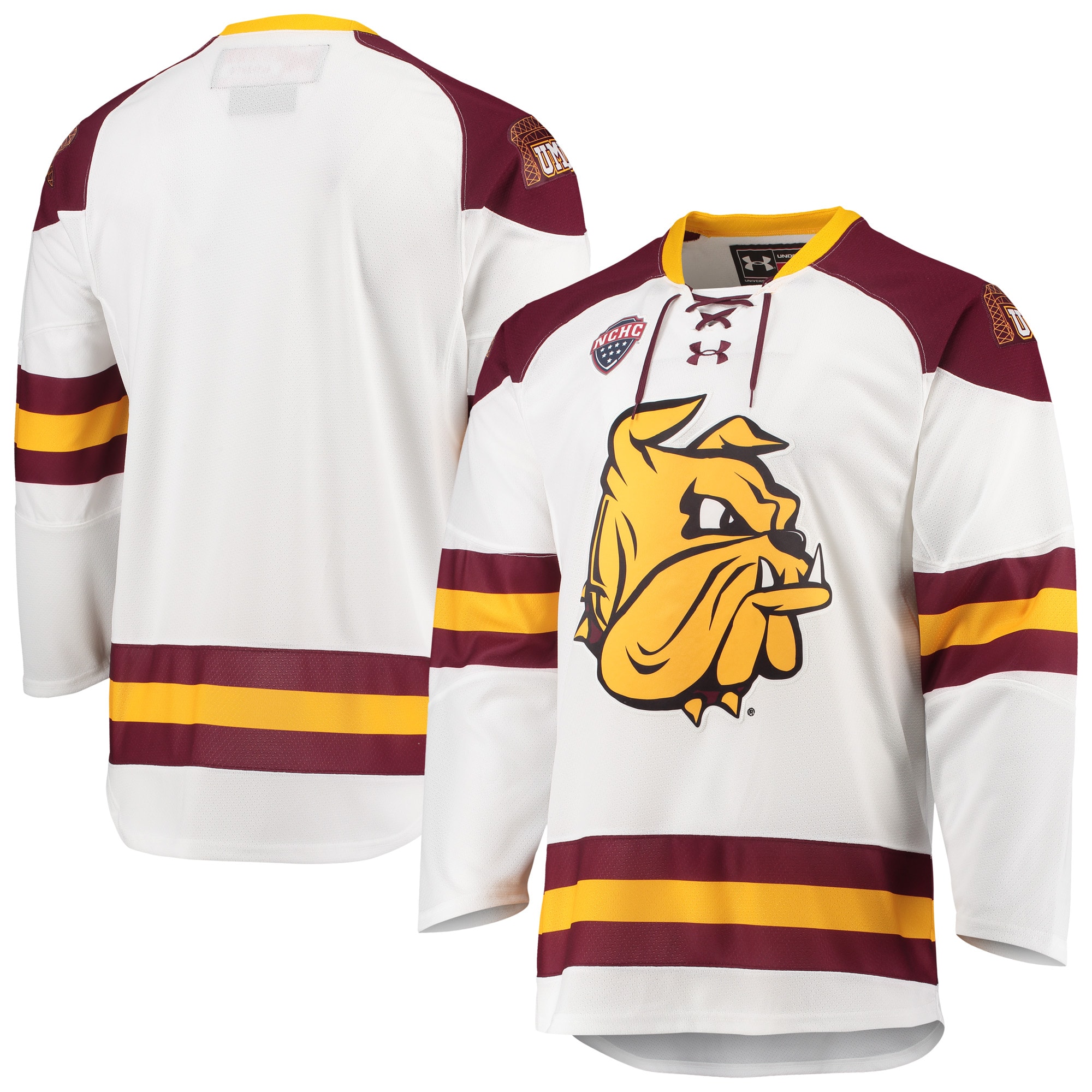 Kids' Minnesota Duluth Bulldogs White Replica Jersey