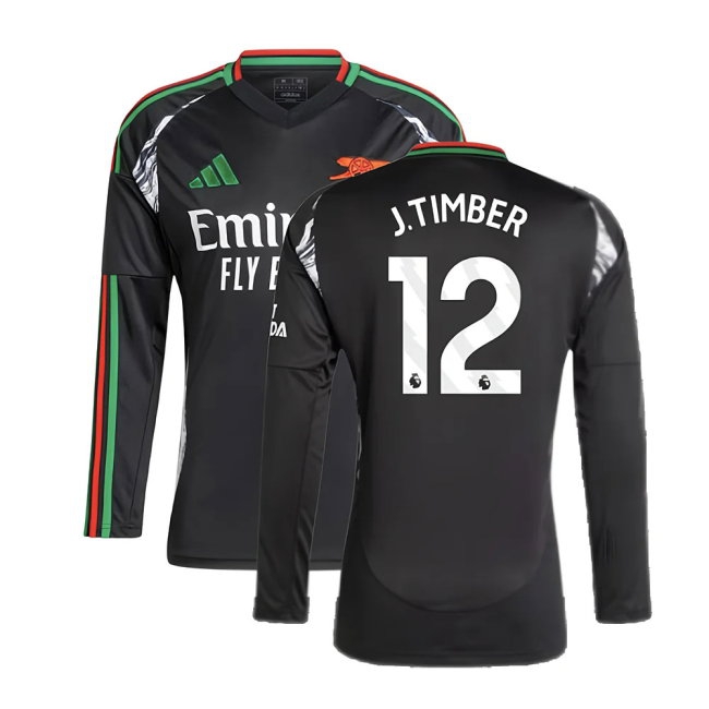 Kids' Arsenal 2024/25 Away Long Sleeve Jersey