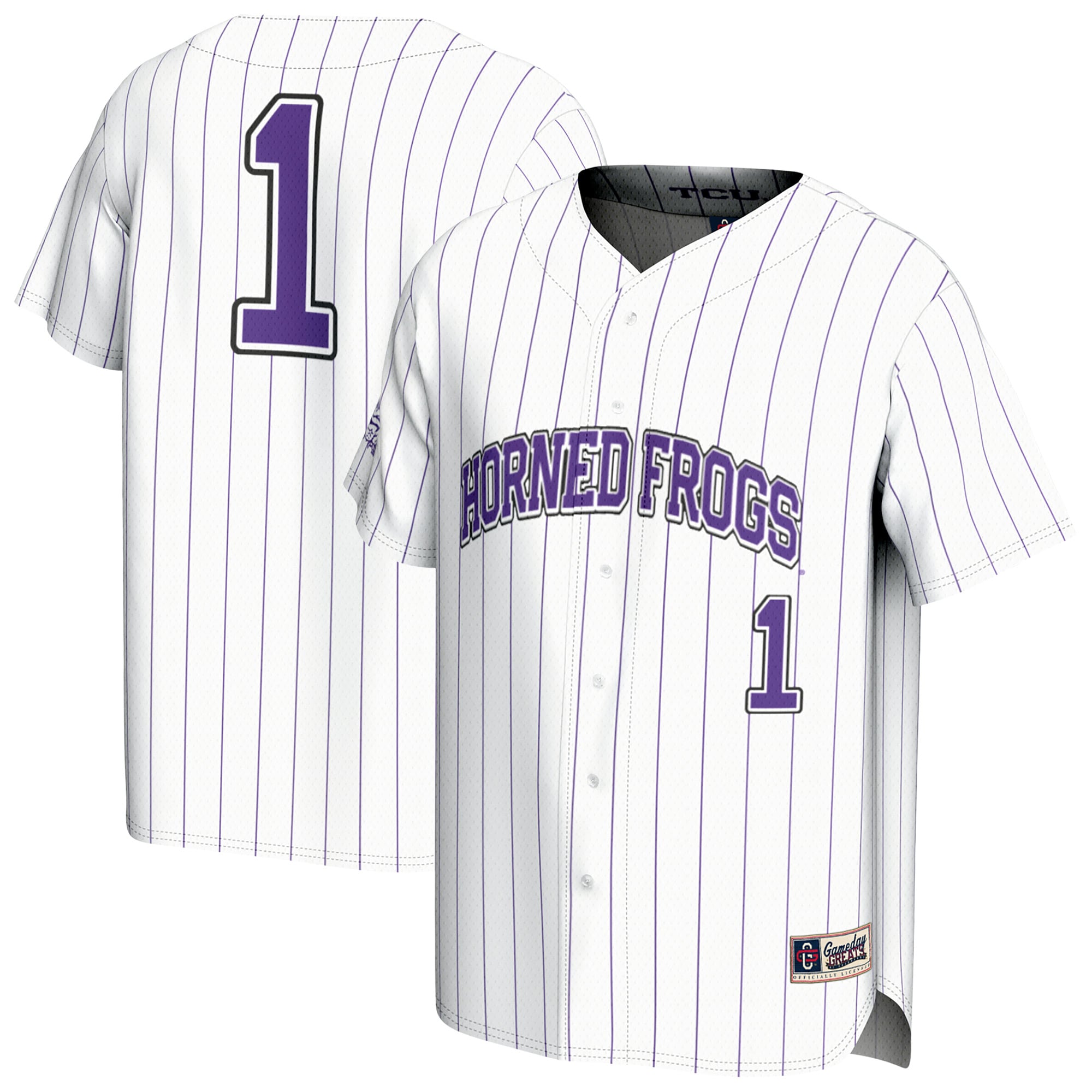 Men's TCU Horned Frogs White Fashion Jersey