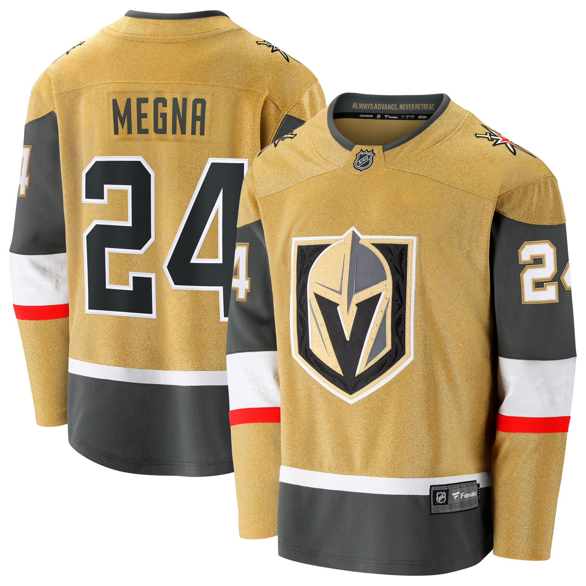 Women's Vegas Golden Knights Gold Home Jersey