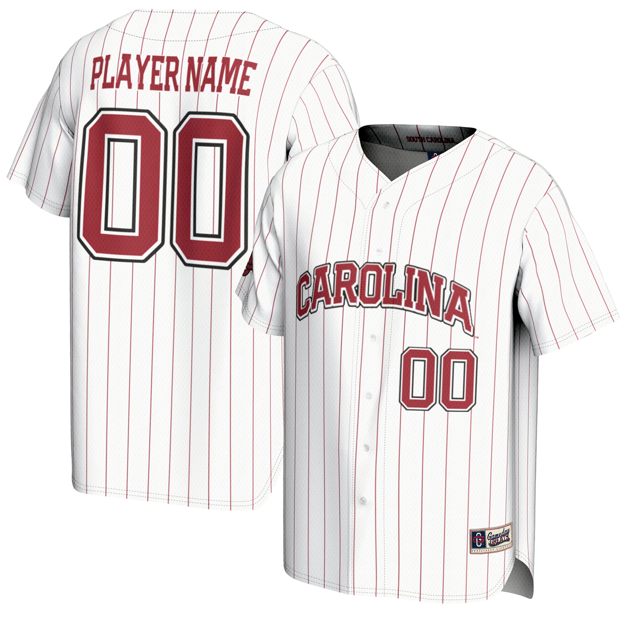 Kids' South Carolina Gamecocks White Player Jersey