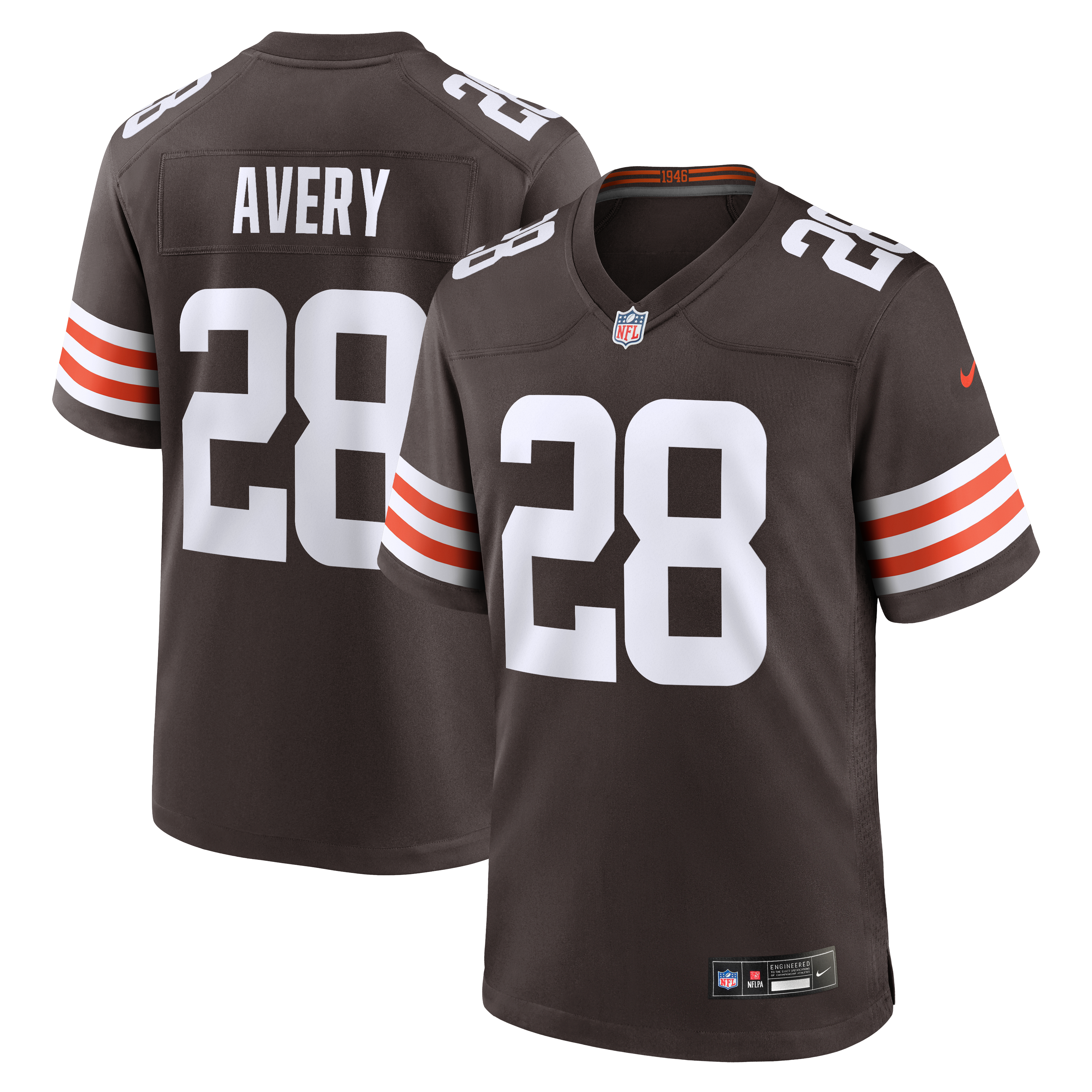 Men's Cleveland Browns Brown Game Jersey