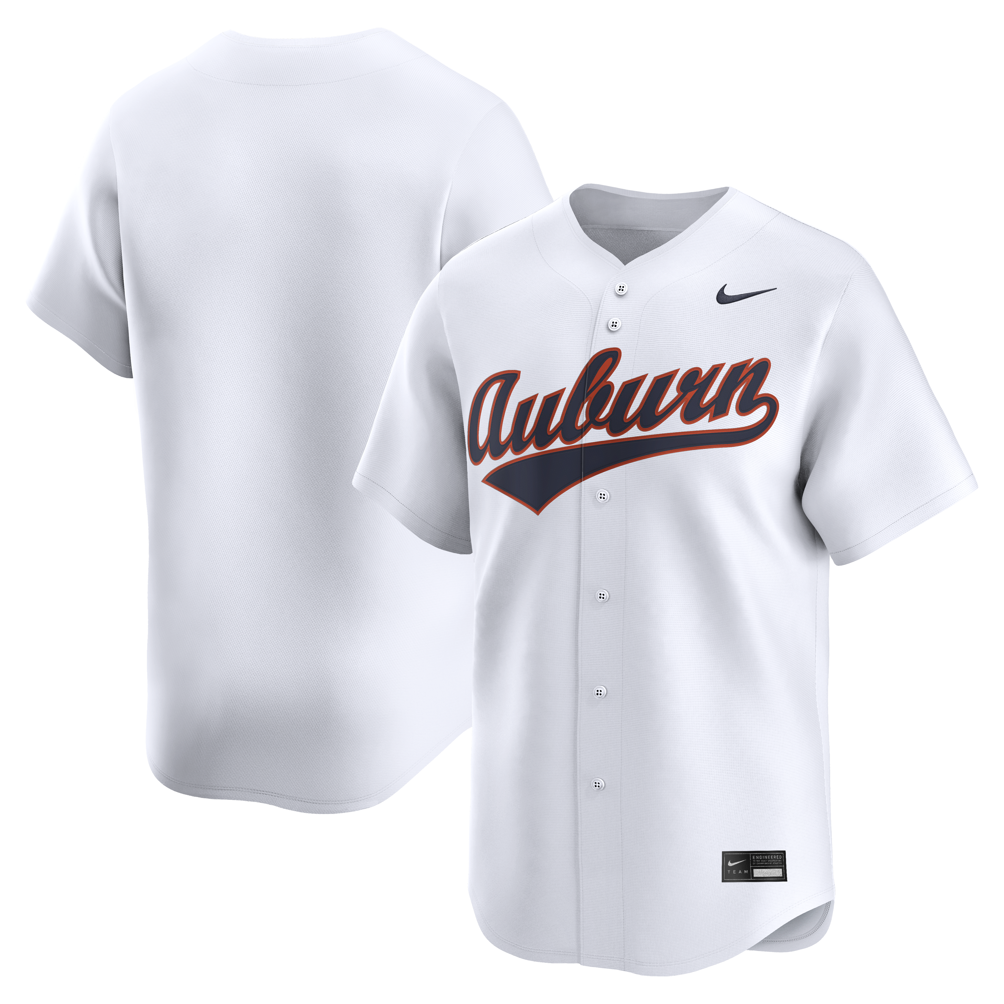 Men's Auburn Tigers White Limited Jersey