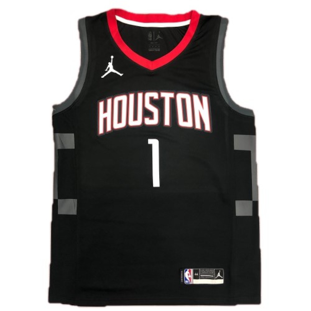 Men's Houston Rockets 2020/21 Black Statement Swingman Jersey