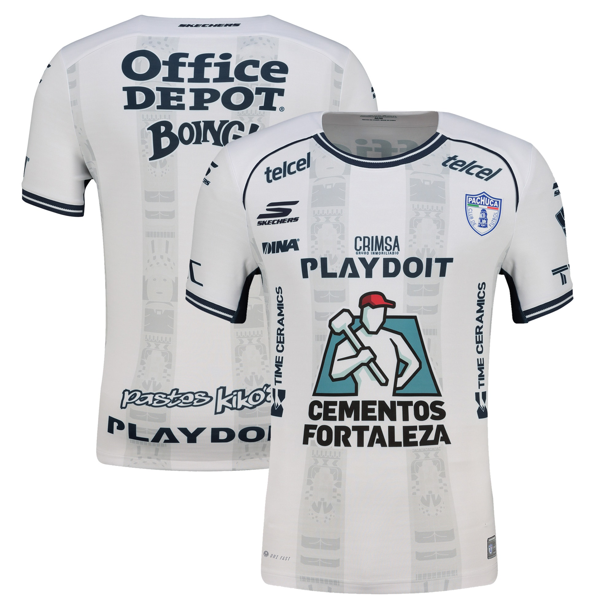 Kids' C.F Pachuca 2026/27 White Away Jersey
