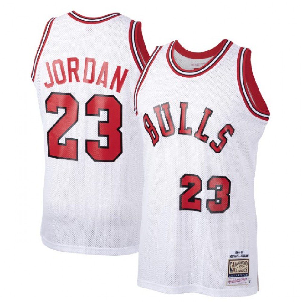 Kids' Chicago Bulls White Throwback Player Jersey