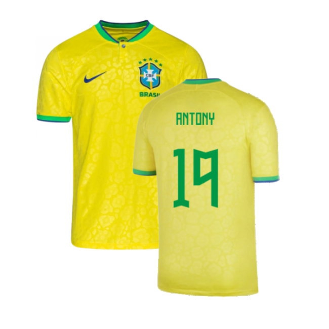 Kids' Brazil 2022/23 Home Jersey