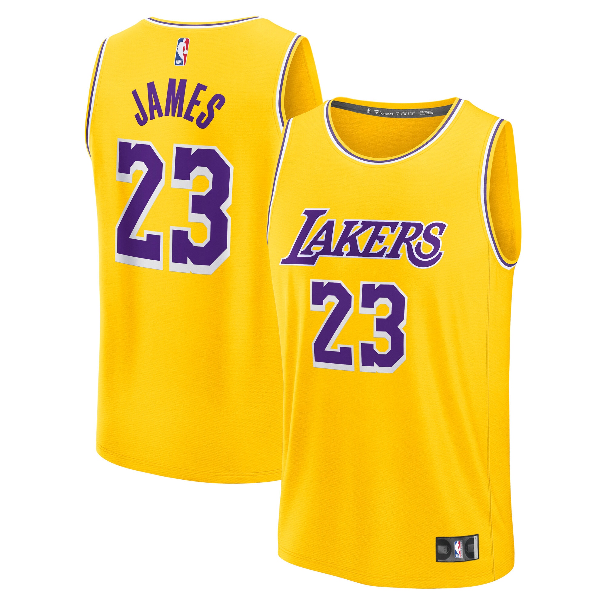 Women's Los Angeles Lakers Gold Icon Player Jersey