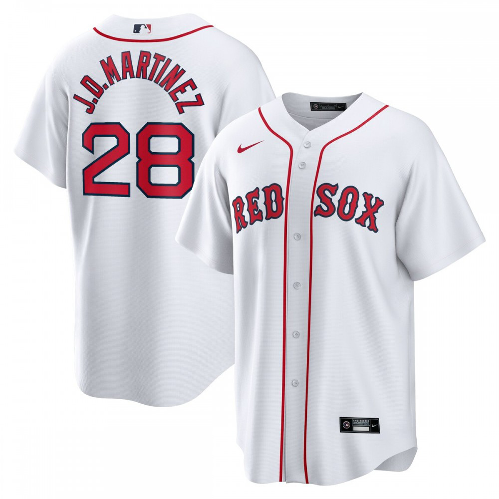 Kids' Boston Red Sox White Player Jersey