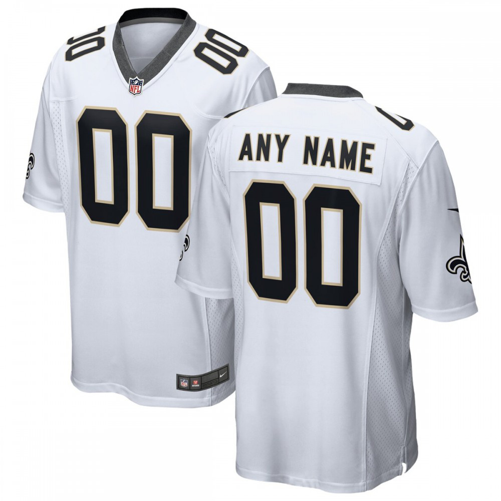 Men's New Orleans Saints White Game Jersey