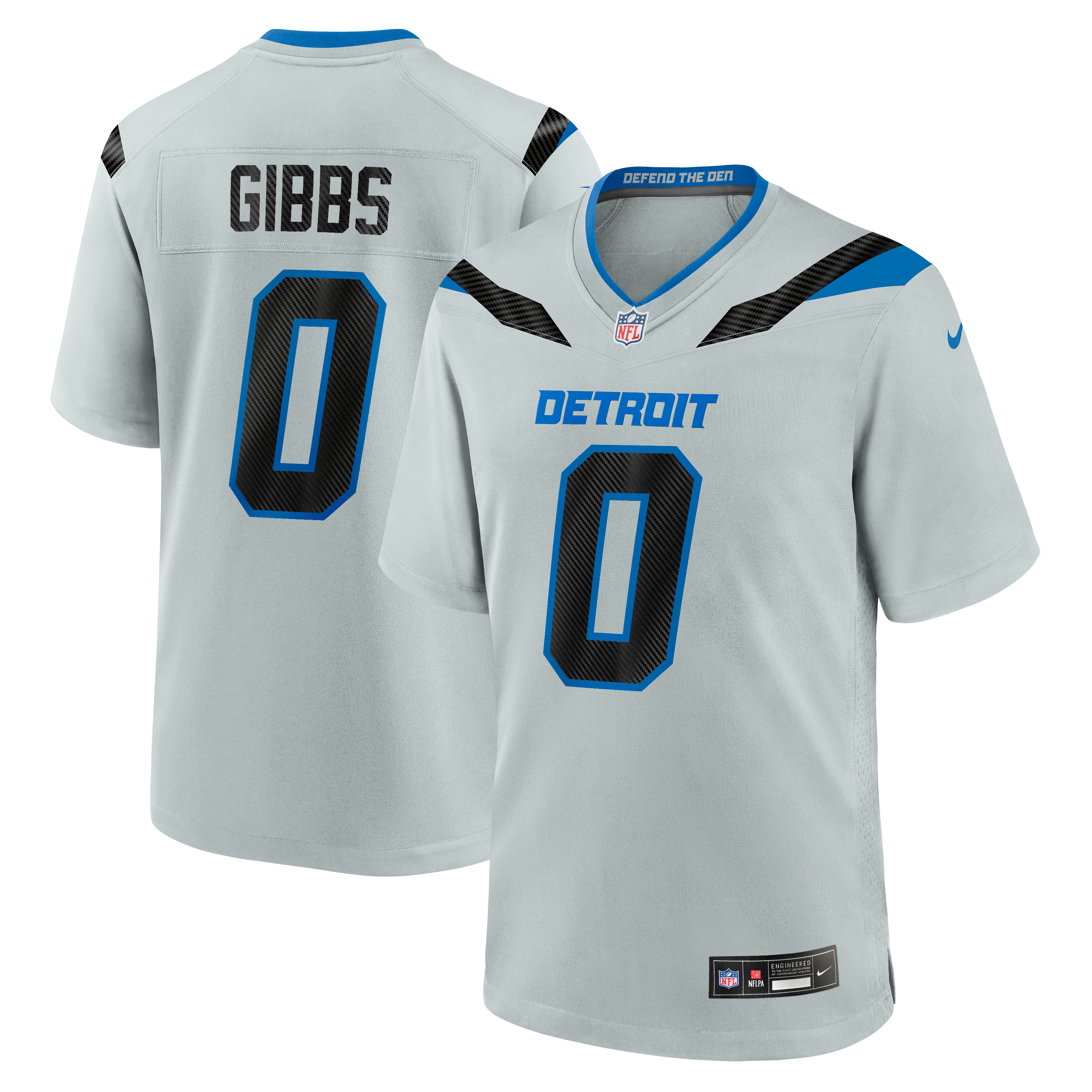 Kids' Detroit Lions 2026 Silver Rivalries Game Jersey