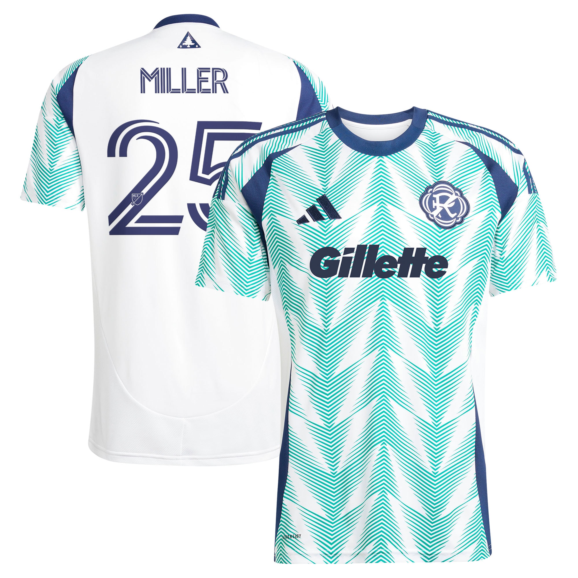 Kids' New England Revolution 2025 White Replica Jersey