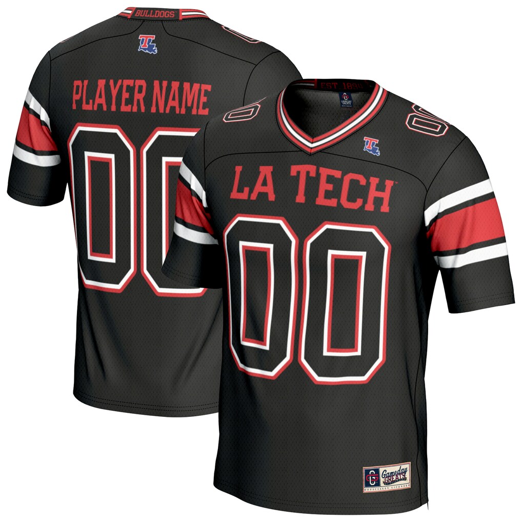 Men's Louisiana Tech Bulldogs Black Fashion Jersey