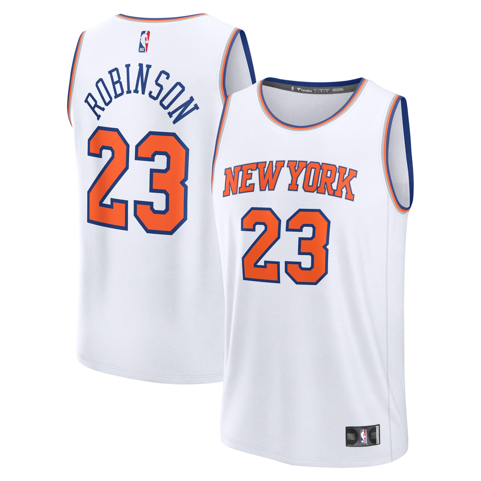 Men's New York Knicks White Player Jersey