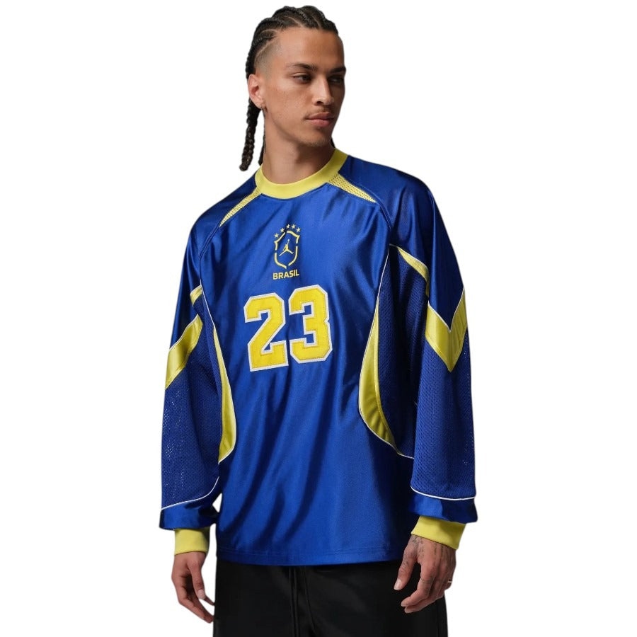 Women's Brazil 2026 Blue Long Sleeve Jersey