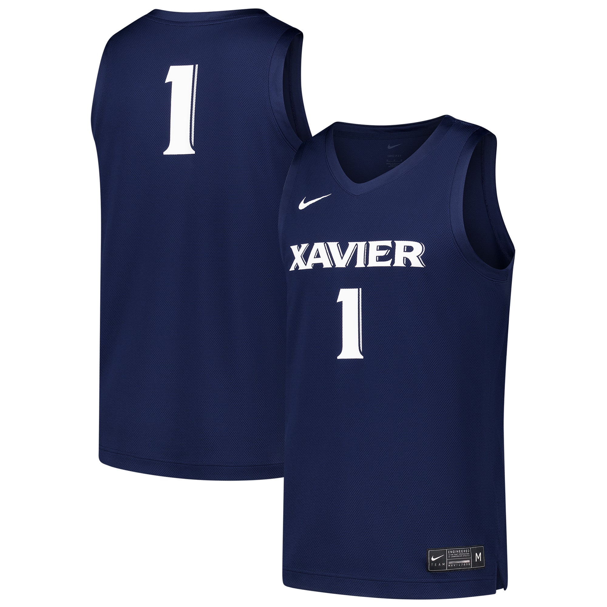 Kids' Xavier Musketeers Navy Replica Jersey