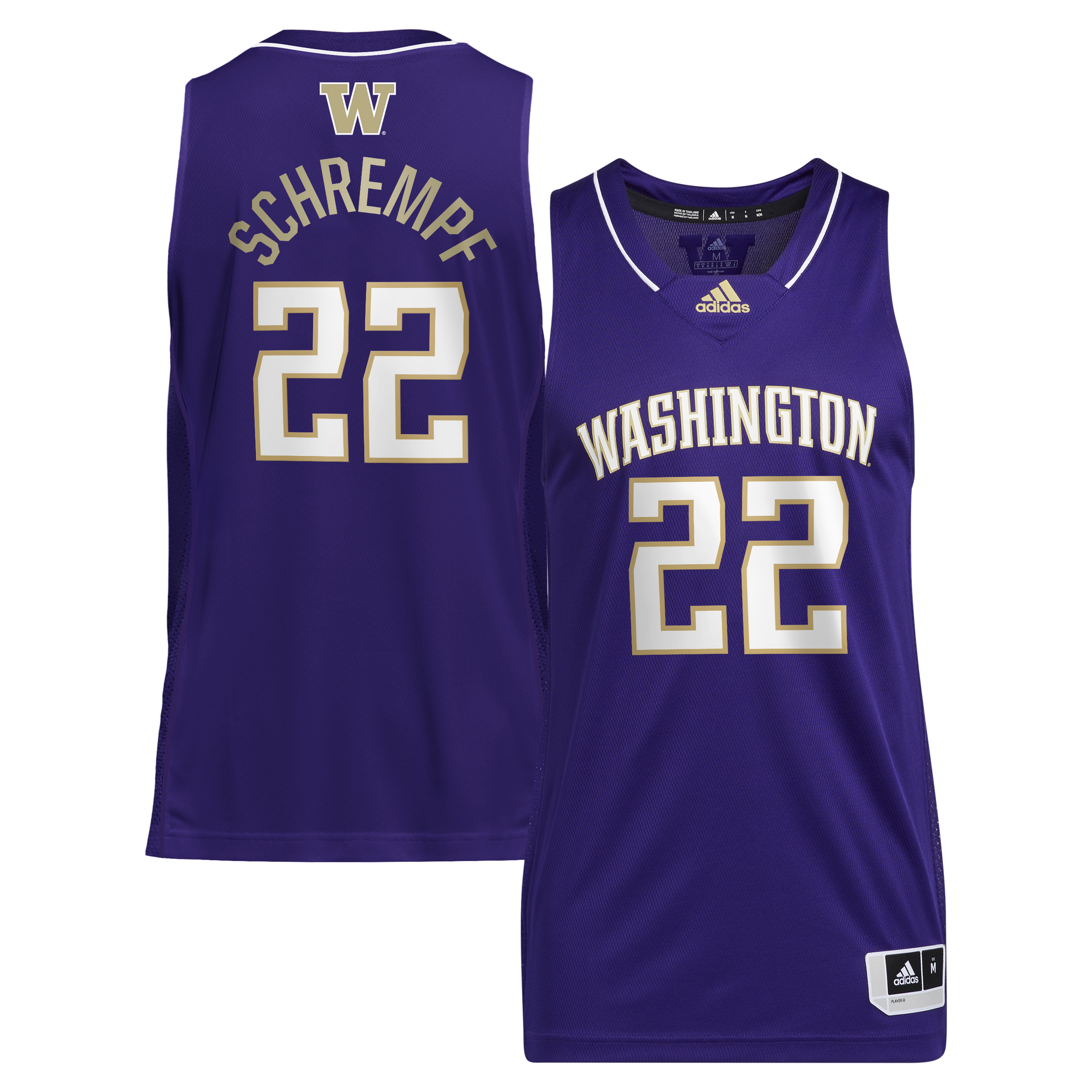 Men's Washington Huskies Purple Player Jersey
