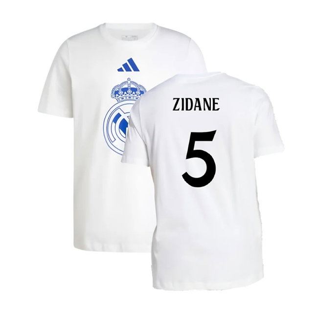 Kids' Real Madrid 2024/25 White Tee