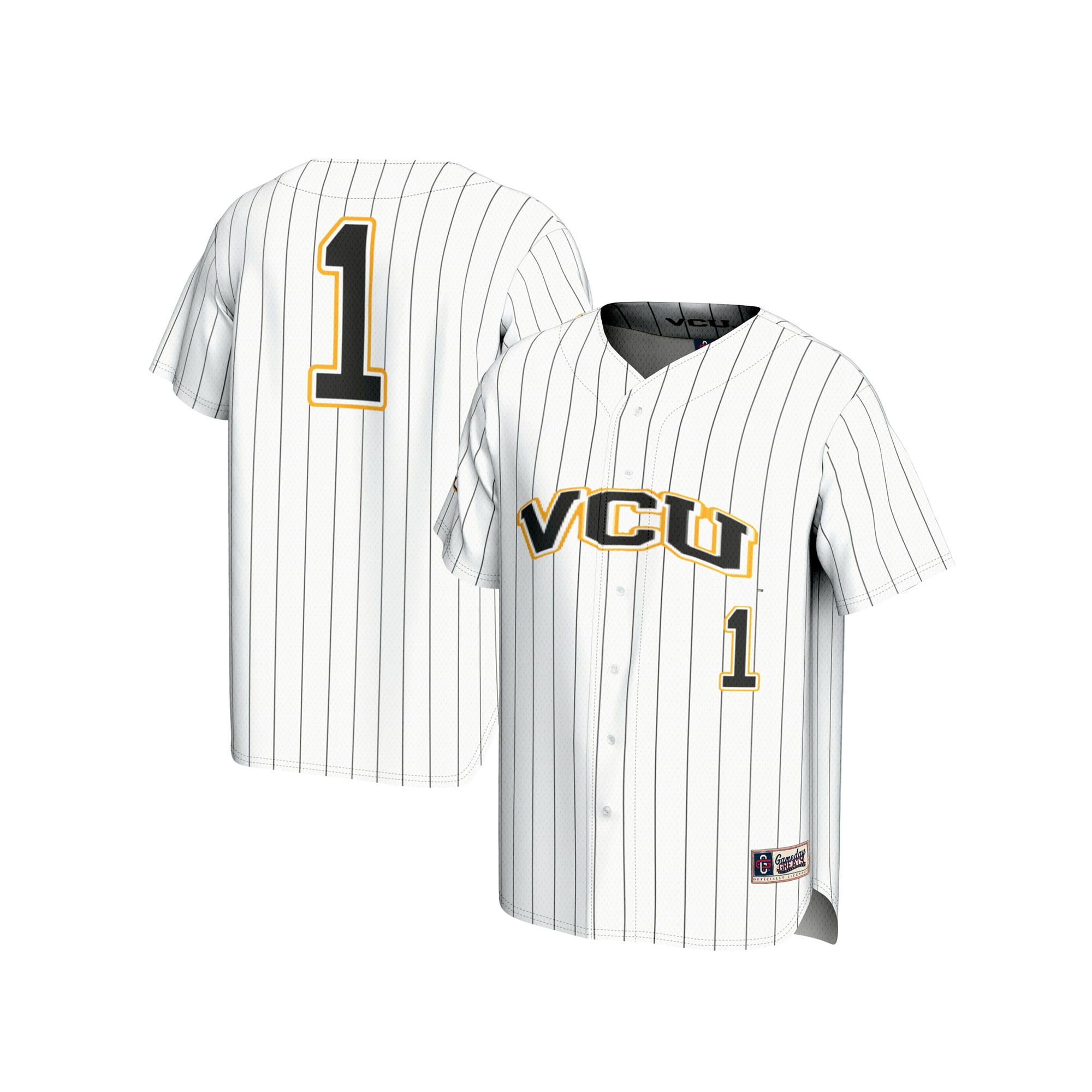 Men's VCU Rams White Fashion Jersey