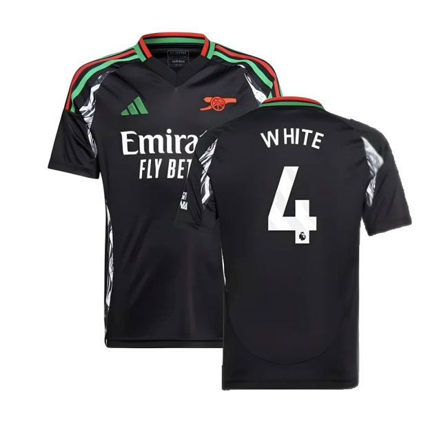 Men's Arsenal 2024/25 White Away Jersey