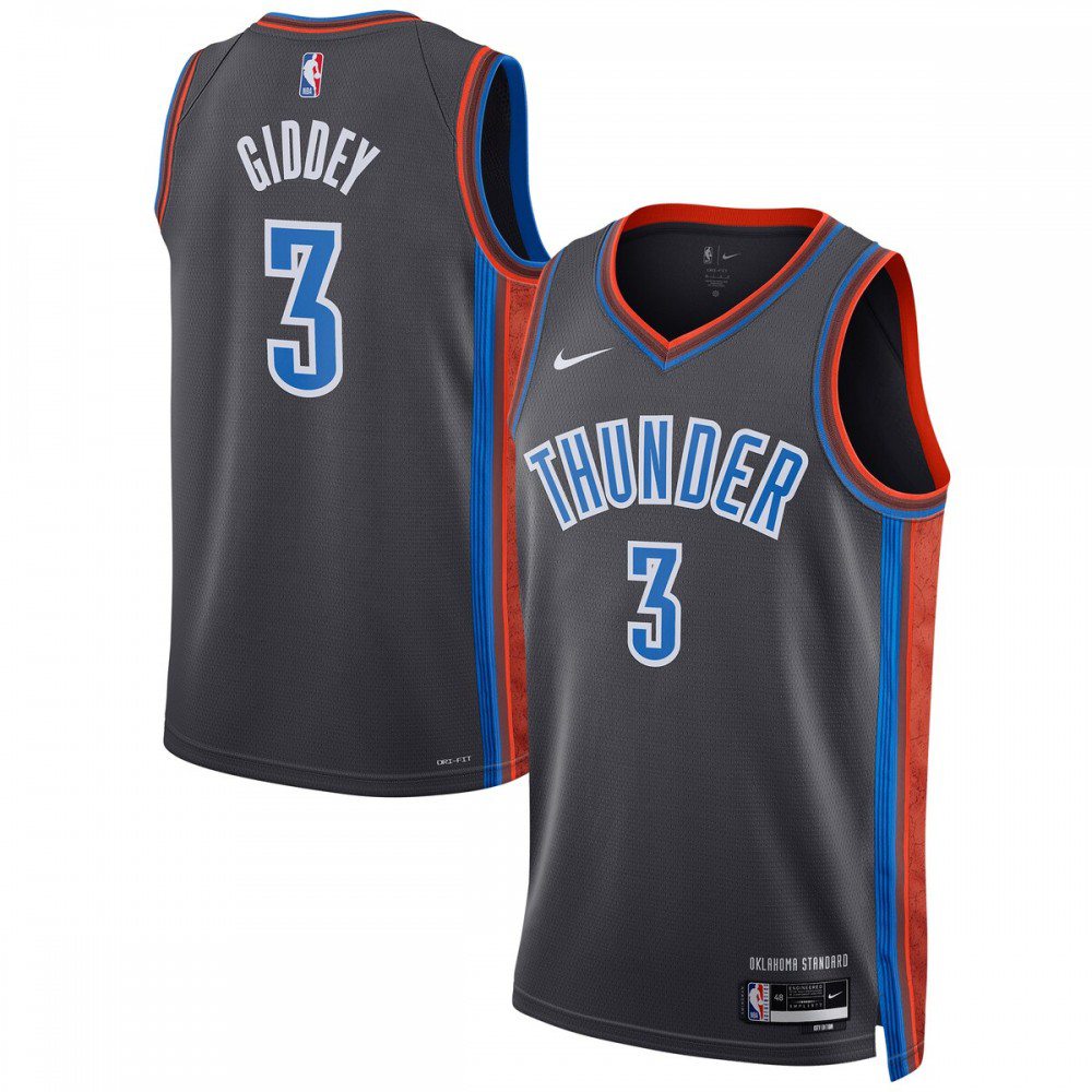 Women's Oklahoma City Thunder 2022/23 Gray City Swingman Jersey