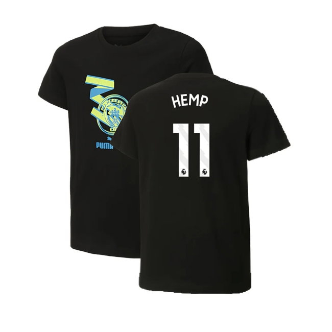 Men's Man City 2024/25 Black City Tee