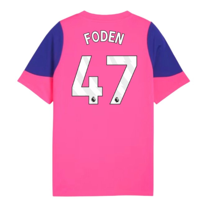 Kids' Trainings MAN City 2025/26 Pink City Training Jersey