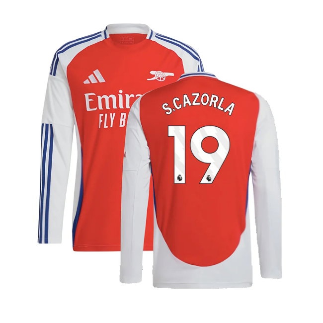 Kids' Arsenal 2024/25 Home Long Sleeve Jersey