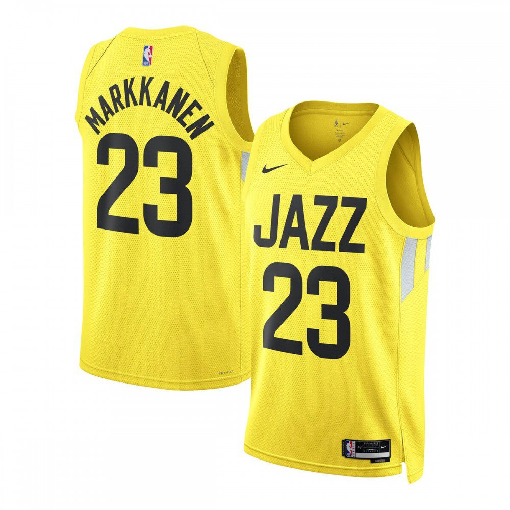 Women's Utah Jazz Gold Icon Swingman Jersey