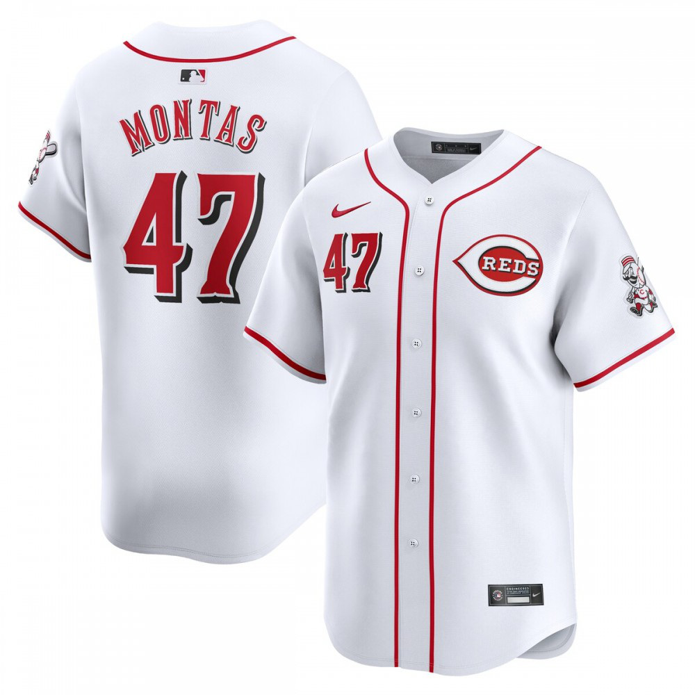 Men's Cincinnati Reds White Limited Jersey