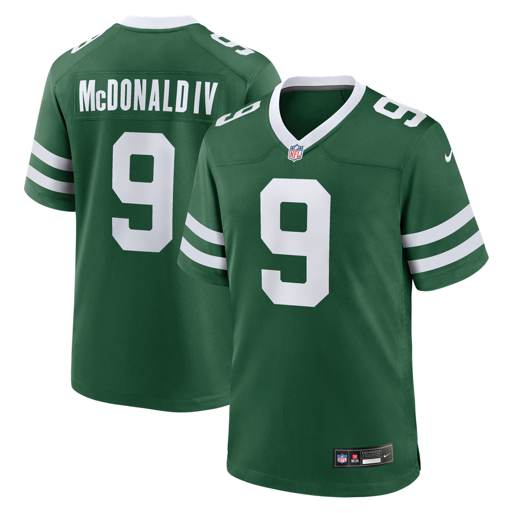 Kids' New York Jets Green Game Jersey
