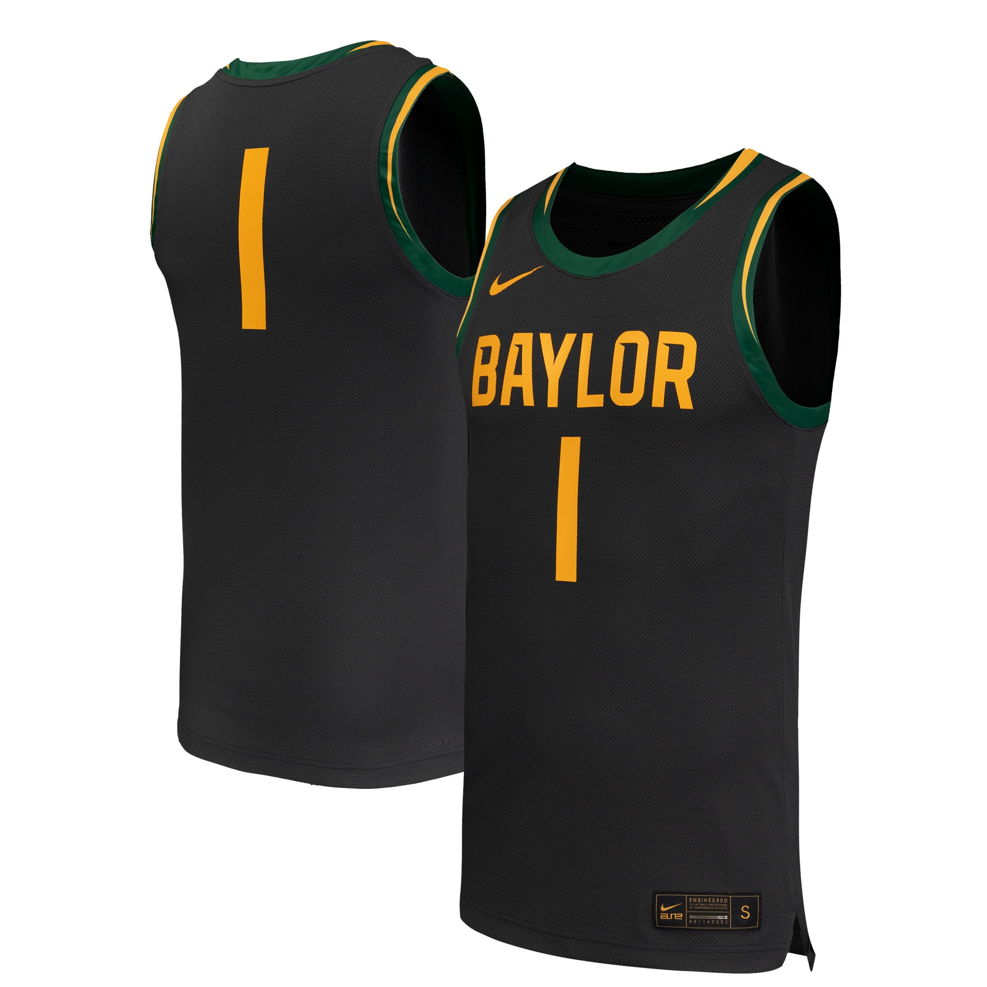 Women's Baylor Bears Black Replica Jersey