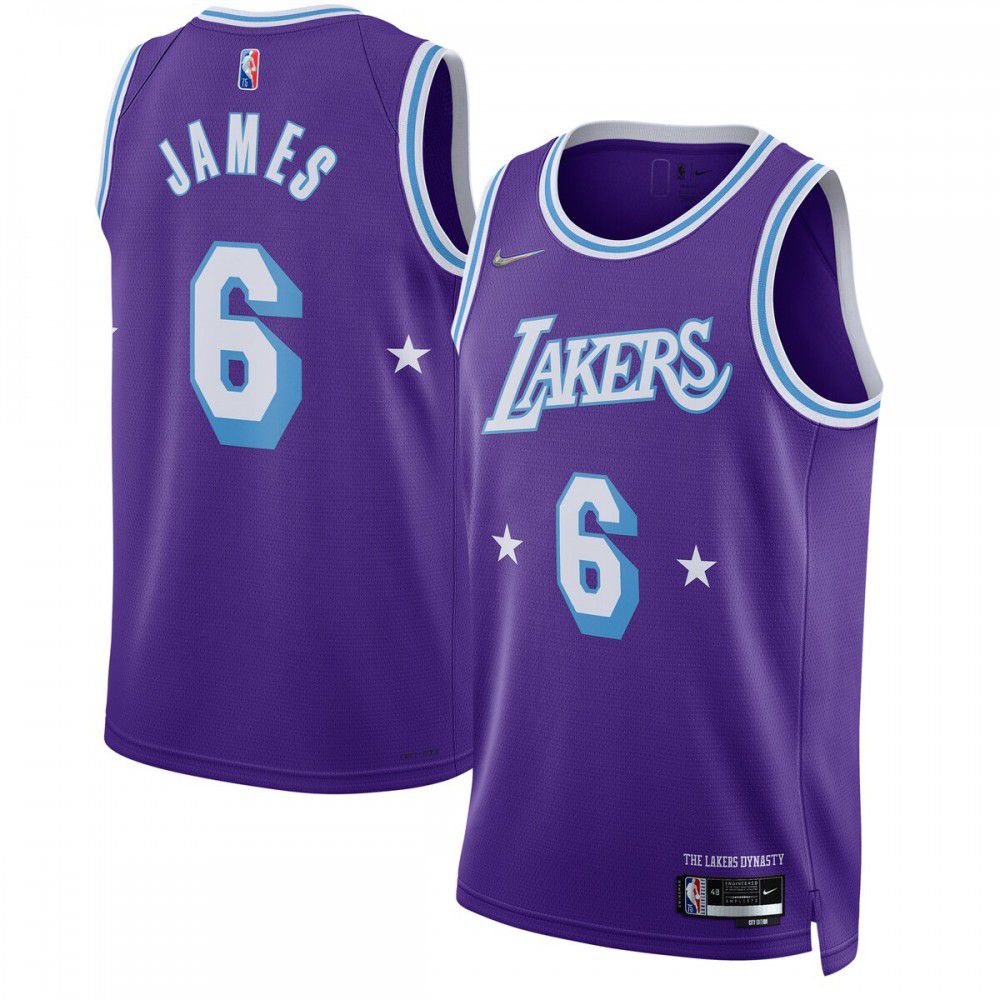 Women's Los Angeles Lakers 2021/22 Purple City Swingman Jersey