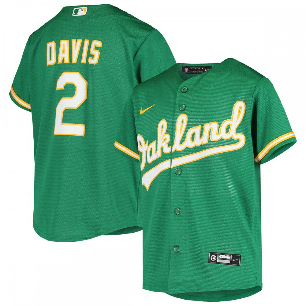 Men's Oakland Athletics Green Replica Jersey