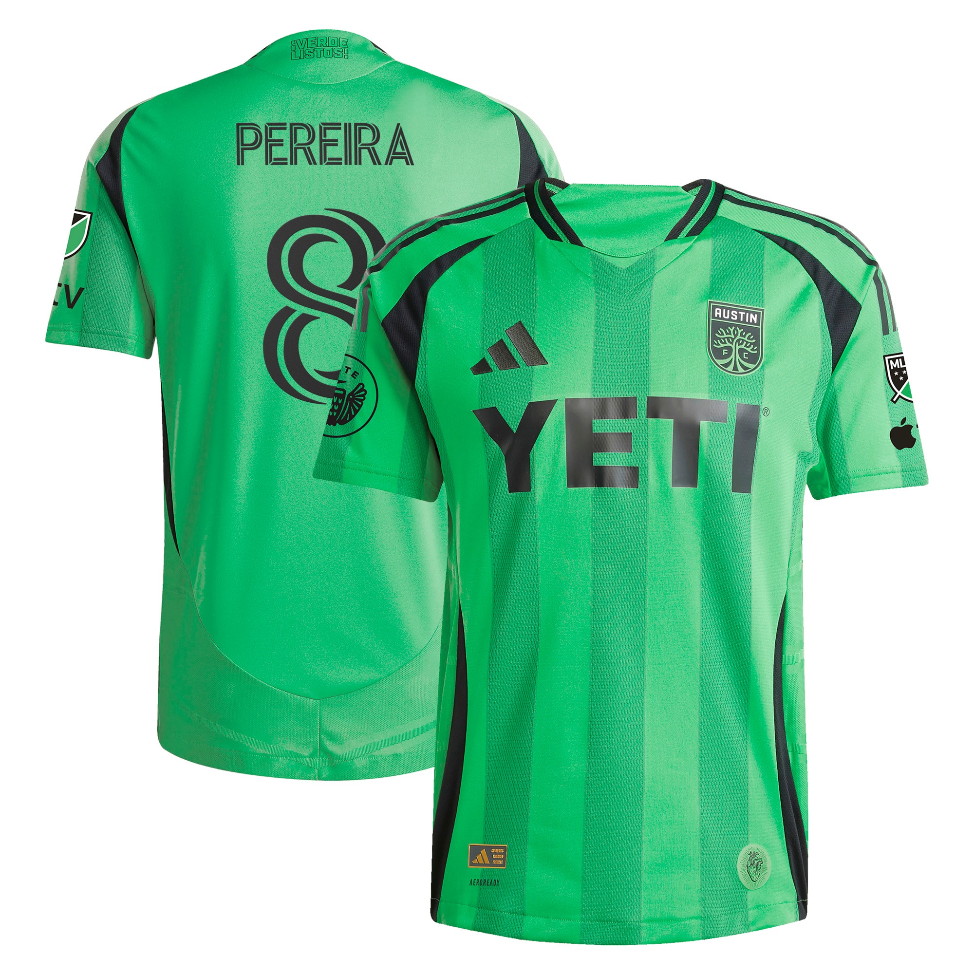 Men's Austin FC 2025 Green Player Kit