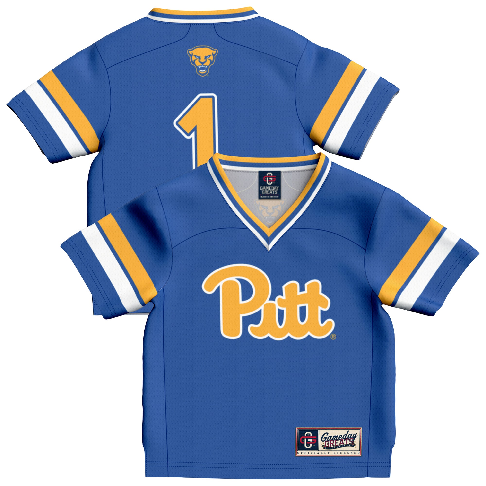 Kids' Pitt Panthers Royal Fashion Jersey