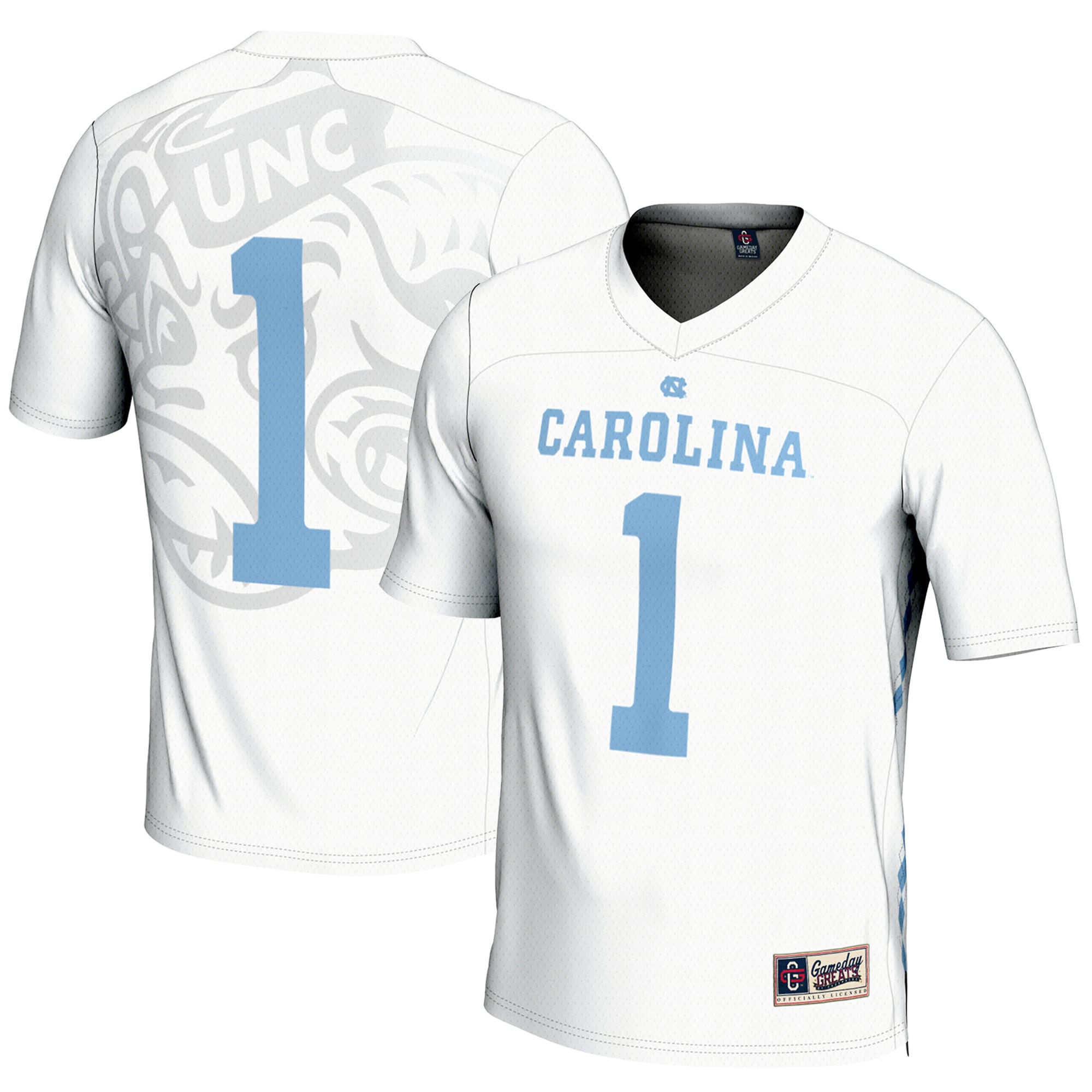 Men's North Carolina Tar Heels White Jersey