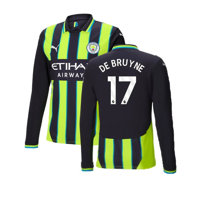 Men's Man City 2024/25 City Long Sleeve Jersey