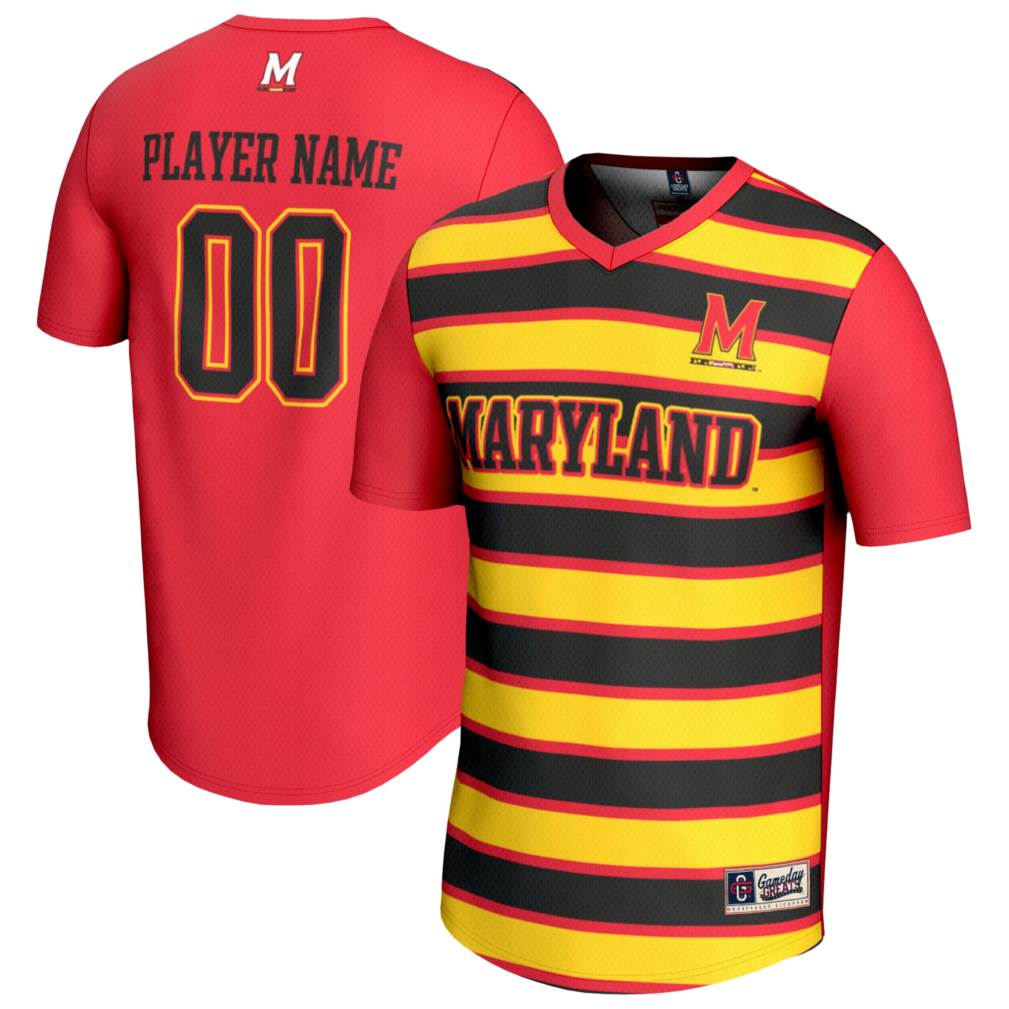 Kids' Maryland Terrapins Red Player Jersey