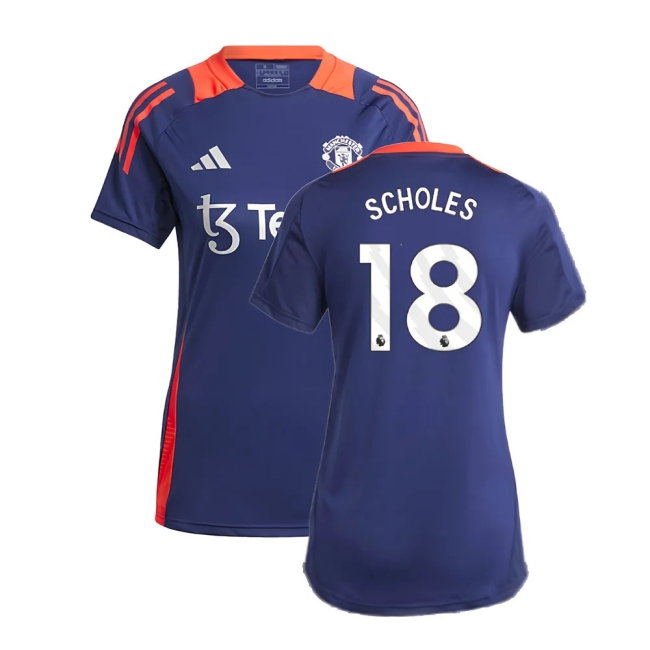 Kids' Trainings MAN UTD 2024/25 Indigo Training Jersey