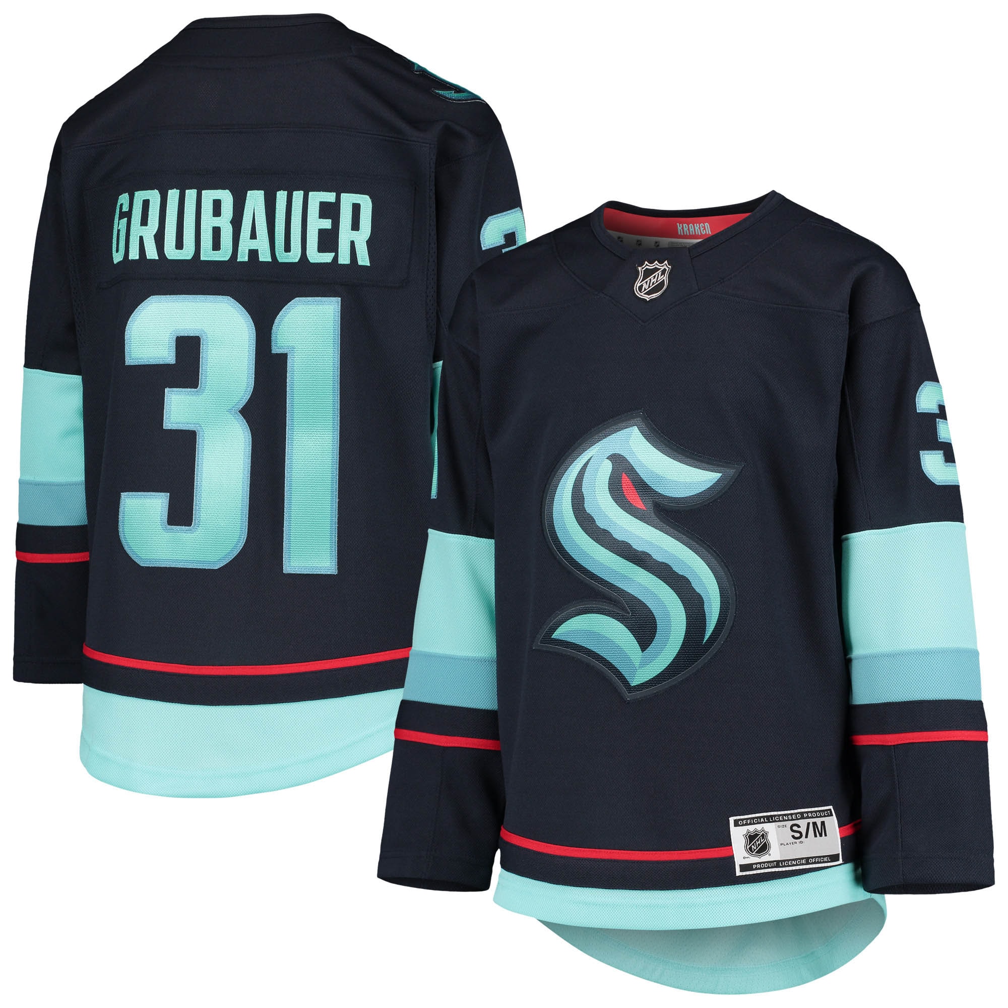 Men's Seattle Kraken Blue Player Jersey