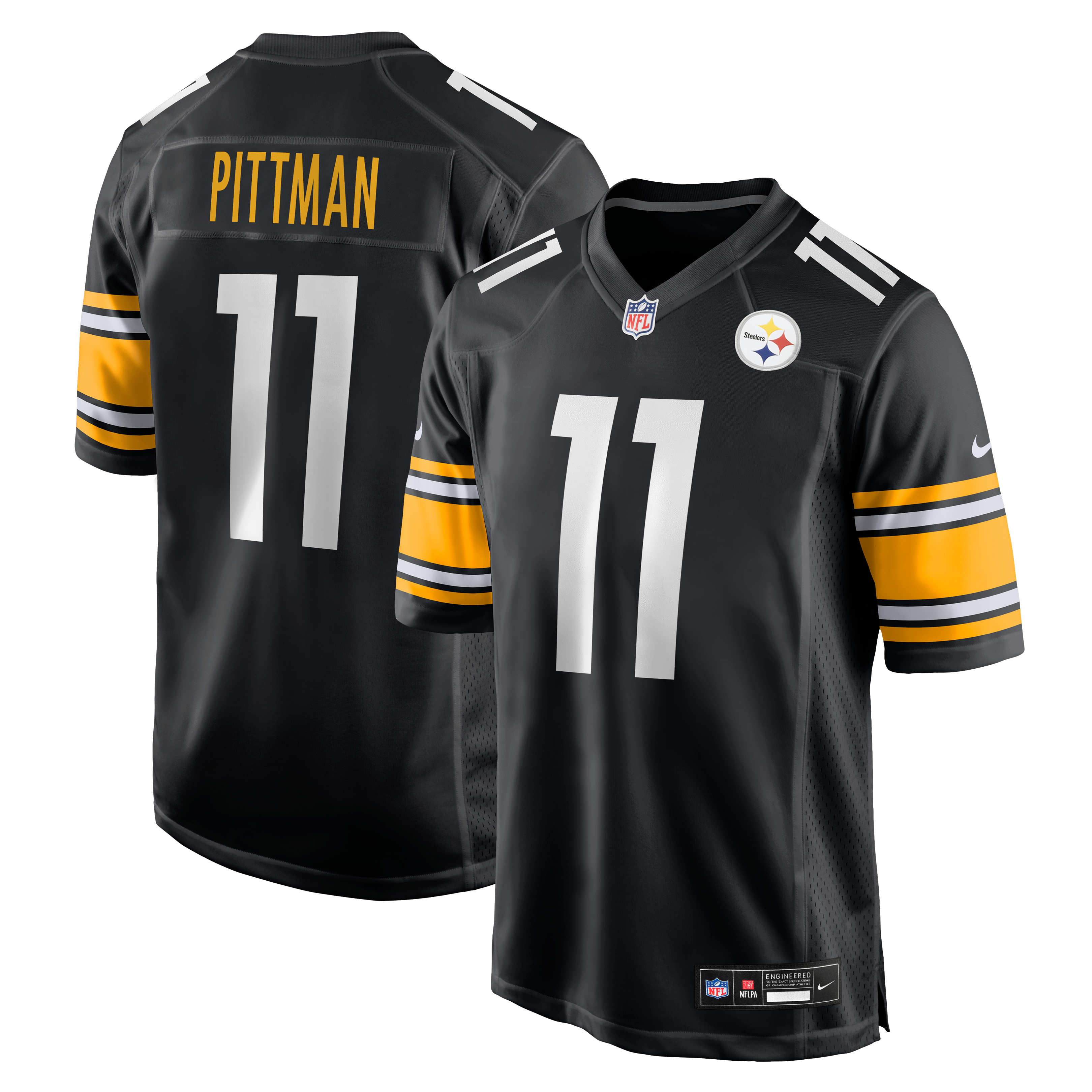 Men's Pittsburgh Steelers Black Game Jersey