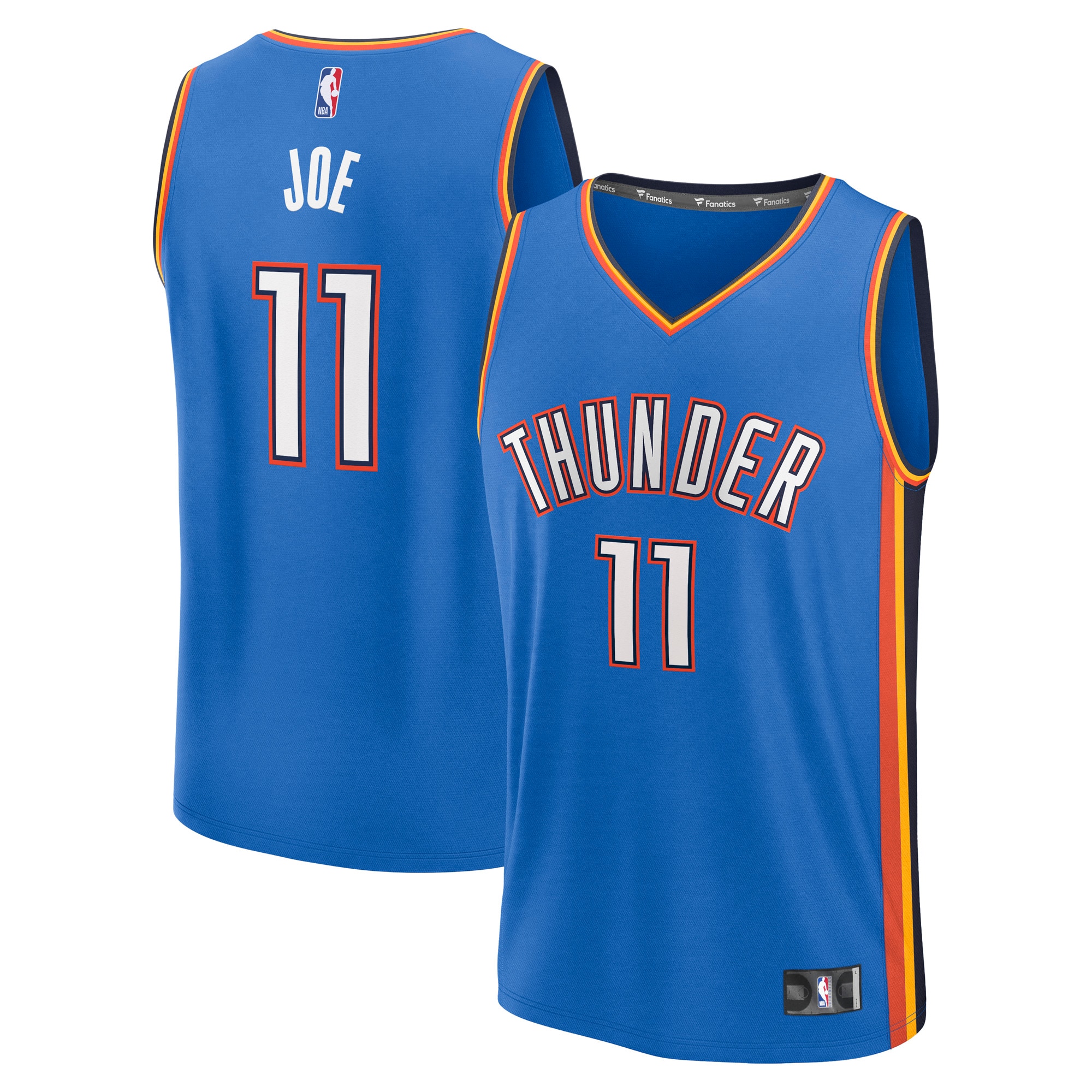 Men's Oklahoma City Thunder Blue Icon Player Jersey