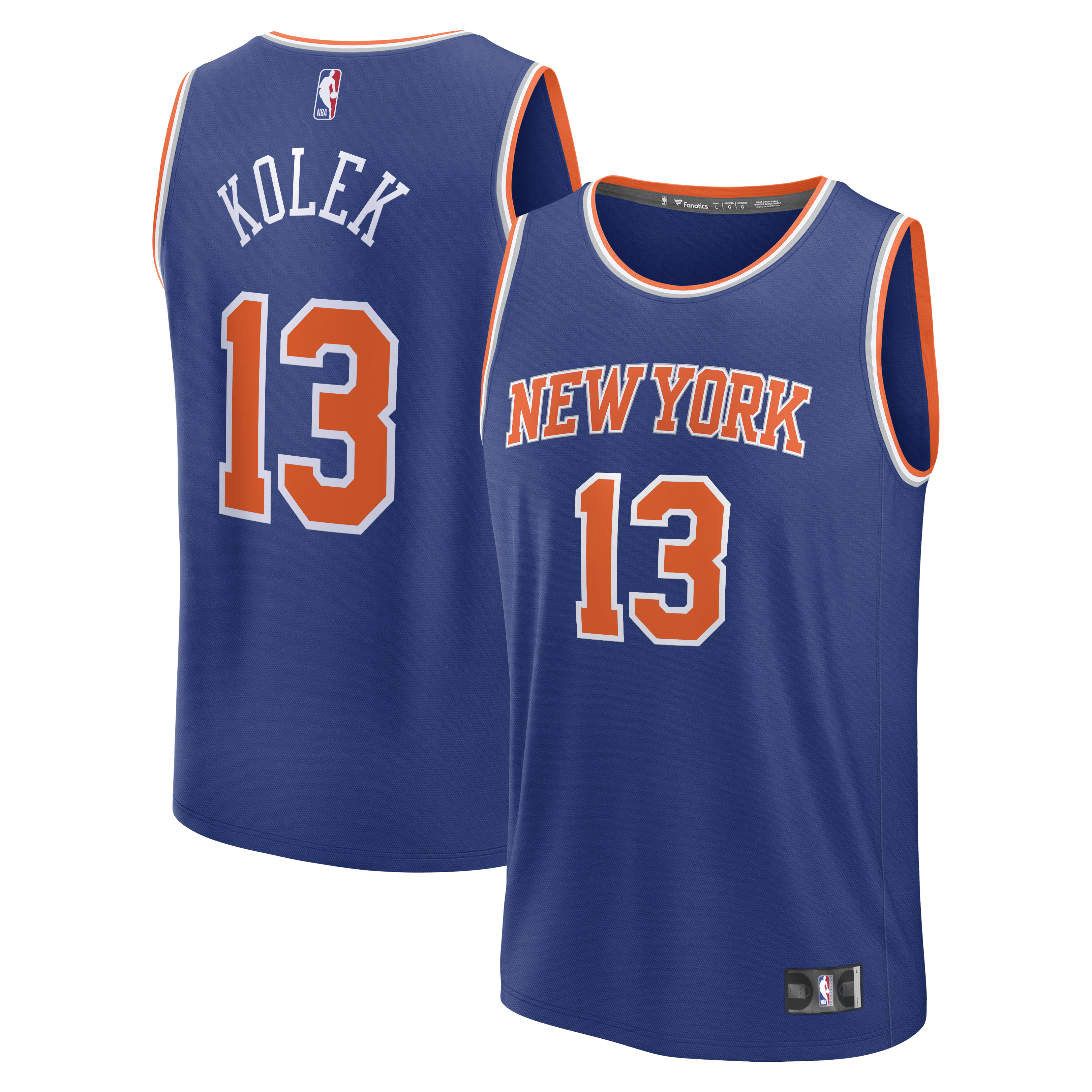 Kids' New York Knicks Blue Icon Replica Jersey
