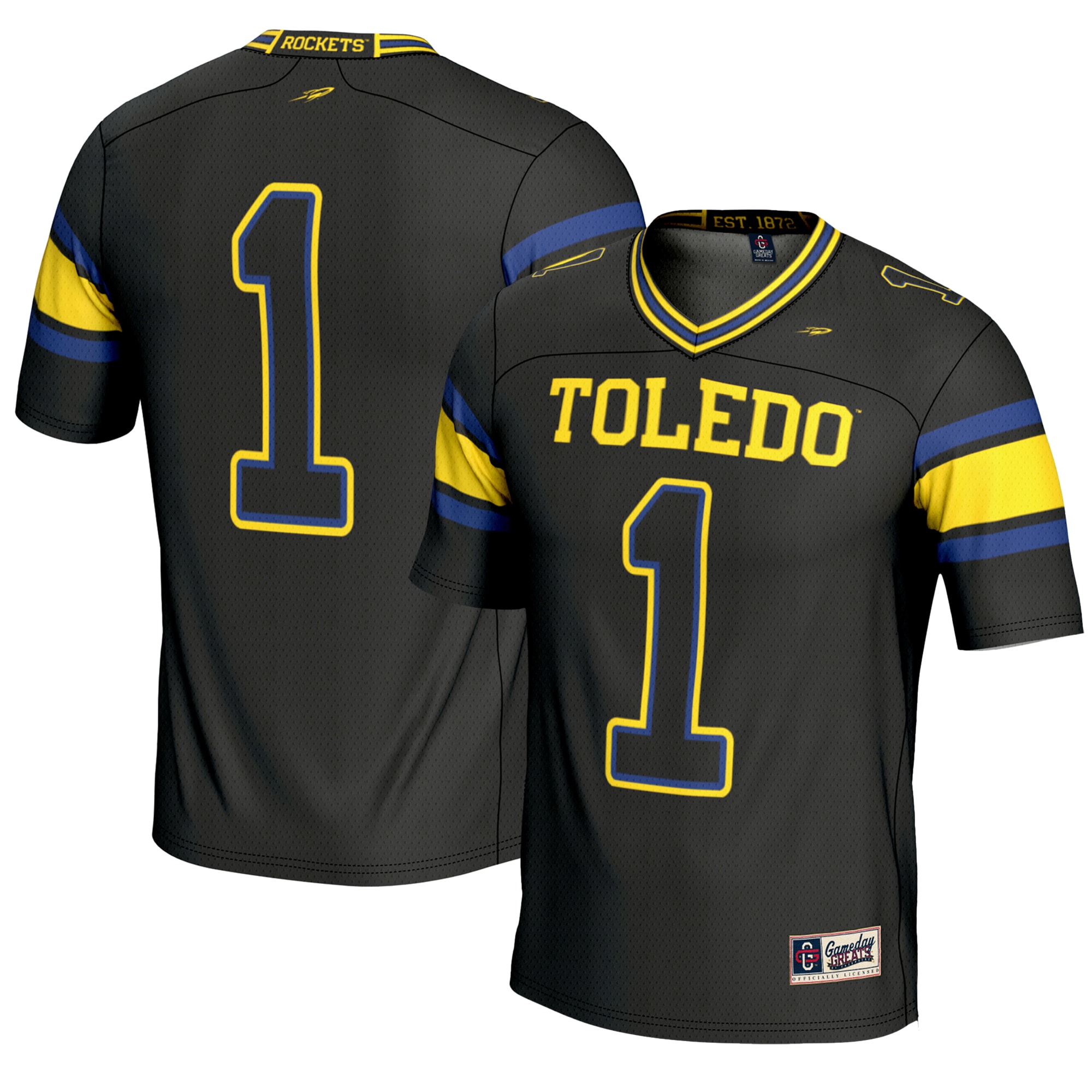 Men's Toledo Rockets Black Jersey