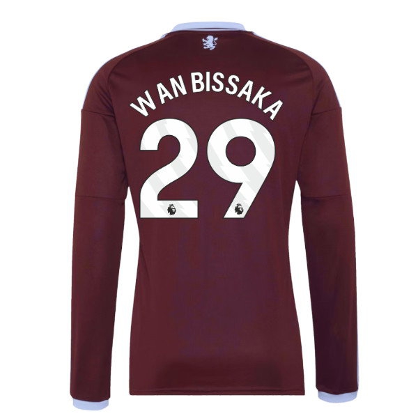 Kids' Aston Villa 2026/27 Home Long Sleeve Jersey