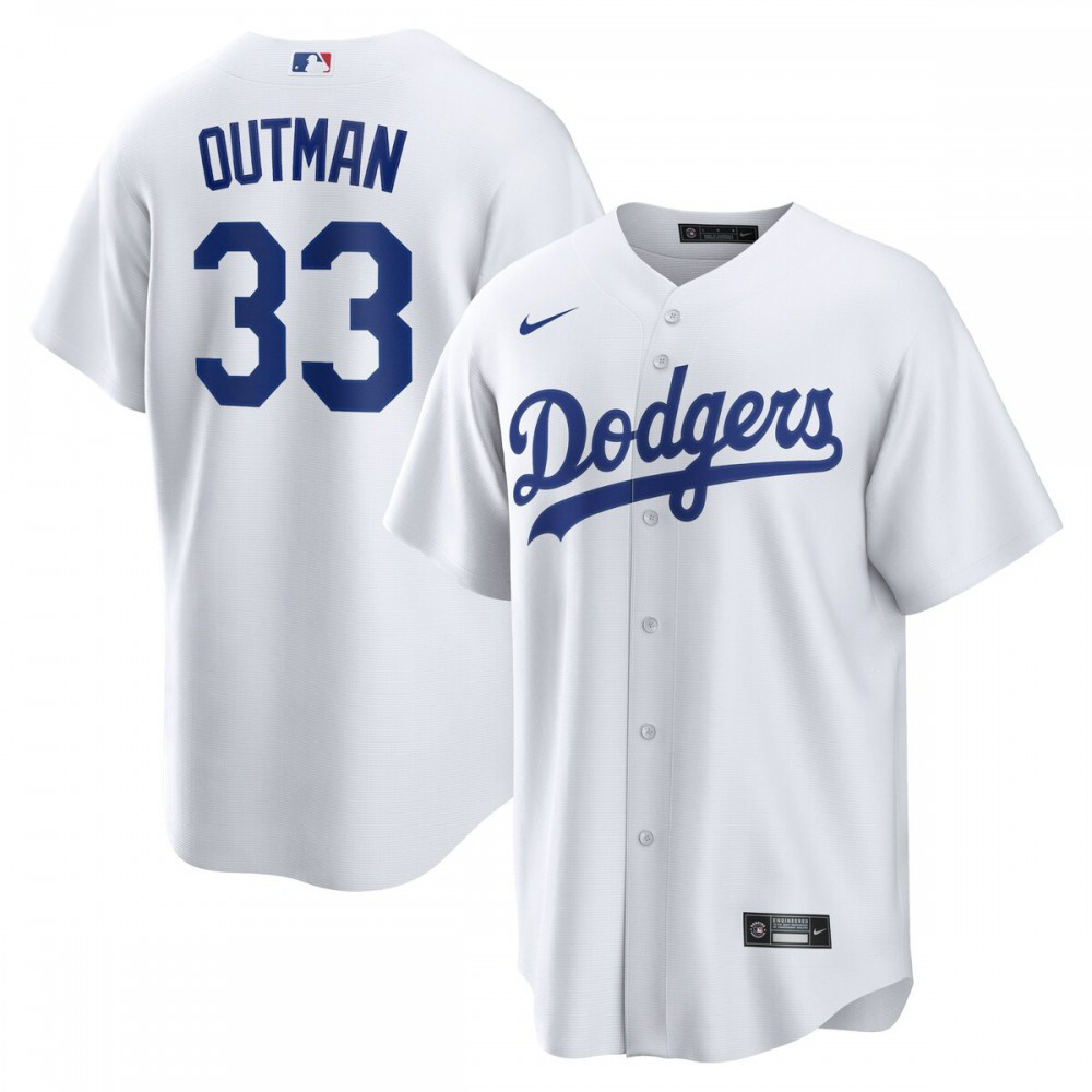 Men's Los Angeles Dodgers White Player Jersey