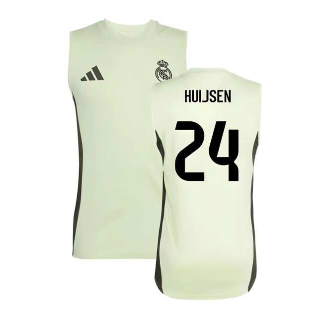 Kids' Trainings Real Madrid 2025/26 Lime Training Jersey